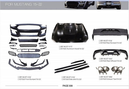 Kit body kits for Ford Mustang 2015-2023 - Reelken Auto
