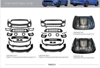 Kit body kits for Ford Mustang 2015-2023 - Reelken Auto