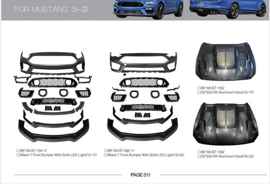 Kit body kits for Ford Mustang 2015-2023 - Reelken Auto