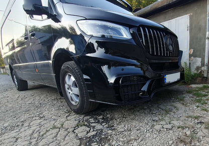 Front Bumper with Grille V2 (AMG) for Mercedes Sprinter W907/W910 2018- - image 7