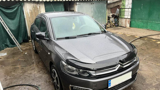Hood deflector (EuroCap) for Citroen C-Elysee - Reelken Auto