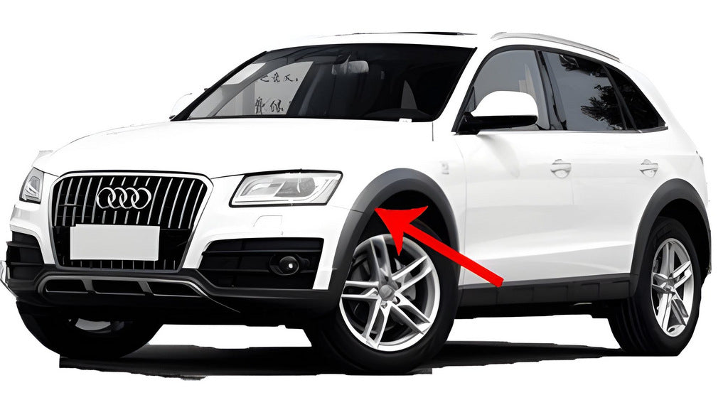 Premium Mud Flaps (Set of 4, with wide fender extensions) for Audi Q5 2008-2017 - image 3