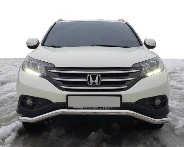 Front protection ST007 (stainless) for Honda CRV 2012-2016 - Reelken Auto