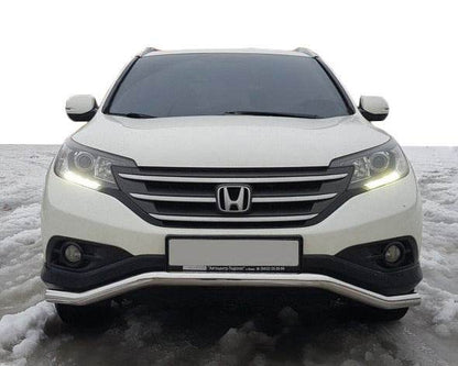 Front protection ST007 (stainless) for Honda CRV 2012-2016 - Reelken Auto