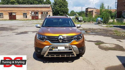 Kengurâtnik without inscription WT003 (stainless) for Dacia Duster 2018-2024 - Reelken Auto