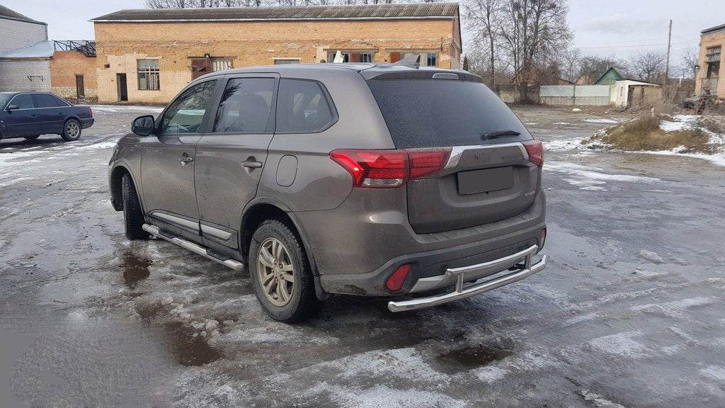 Back arc AK004-2 (stainless) for Mitsubishi Outlander 2012-2021 - Reelken Auto