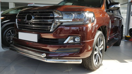 Front arc ST014 (2015+, stainless steel.) for Toyota Land Cruiser 200 - image 2