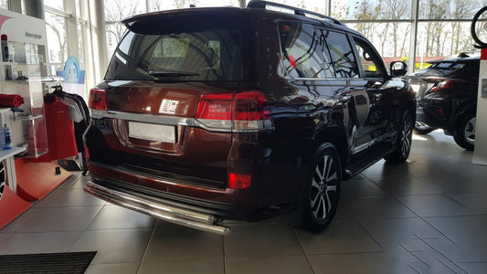 Rear Guard AK002-double (2 pcs, stainless steel) for Toyota Land Cruiser 200 2007-2021 - image 2