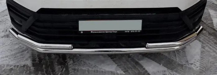 Front protection ST008 (stainless) for Volkswagen Crafter 2006-2016 - image 1