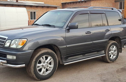 Protection of the side sill (2 PCs, stainless.) for Lexus LX470 - Reelken Auto