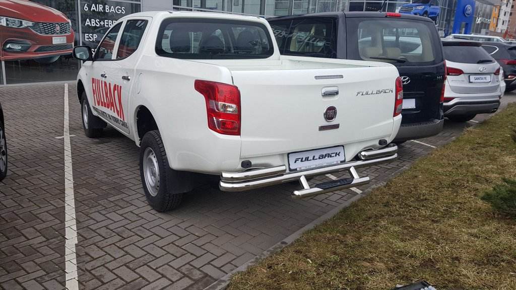 Back protection AK-Special (stainless) for Fiat Fullback 2016↗ - Reelken Auto