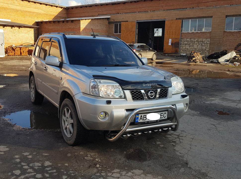 Front protection WT003 (stainless) for Nissan X-trail T31 2007-2014 - Reelken Auto
