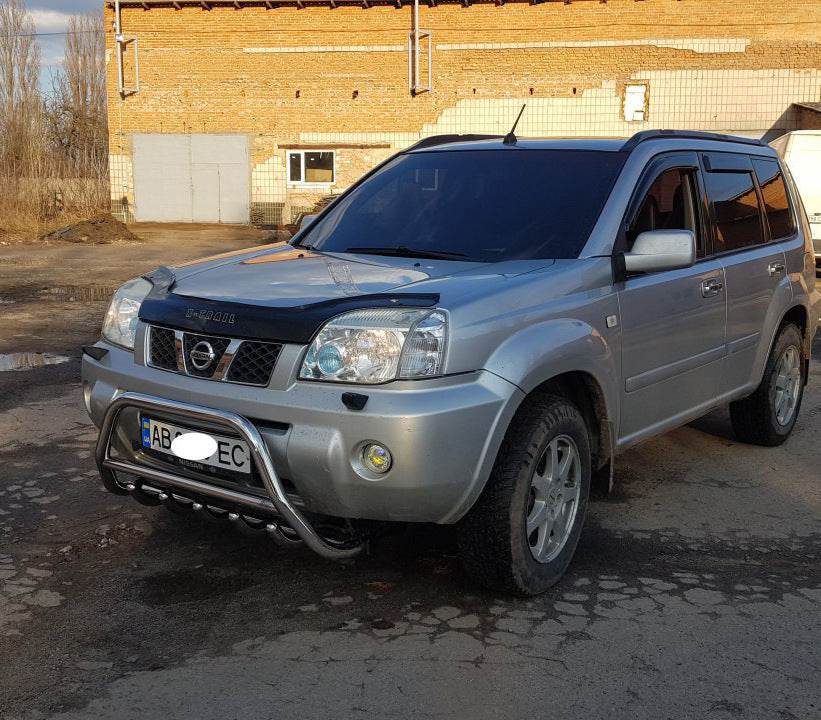 Front protection WT003 (stainless) for Nissan X-trail T31 2007-2014 - Reelken Auto