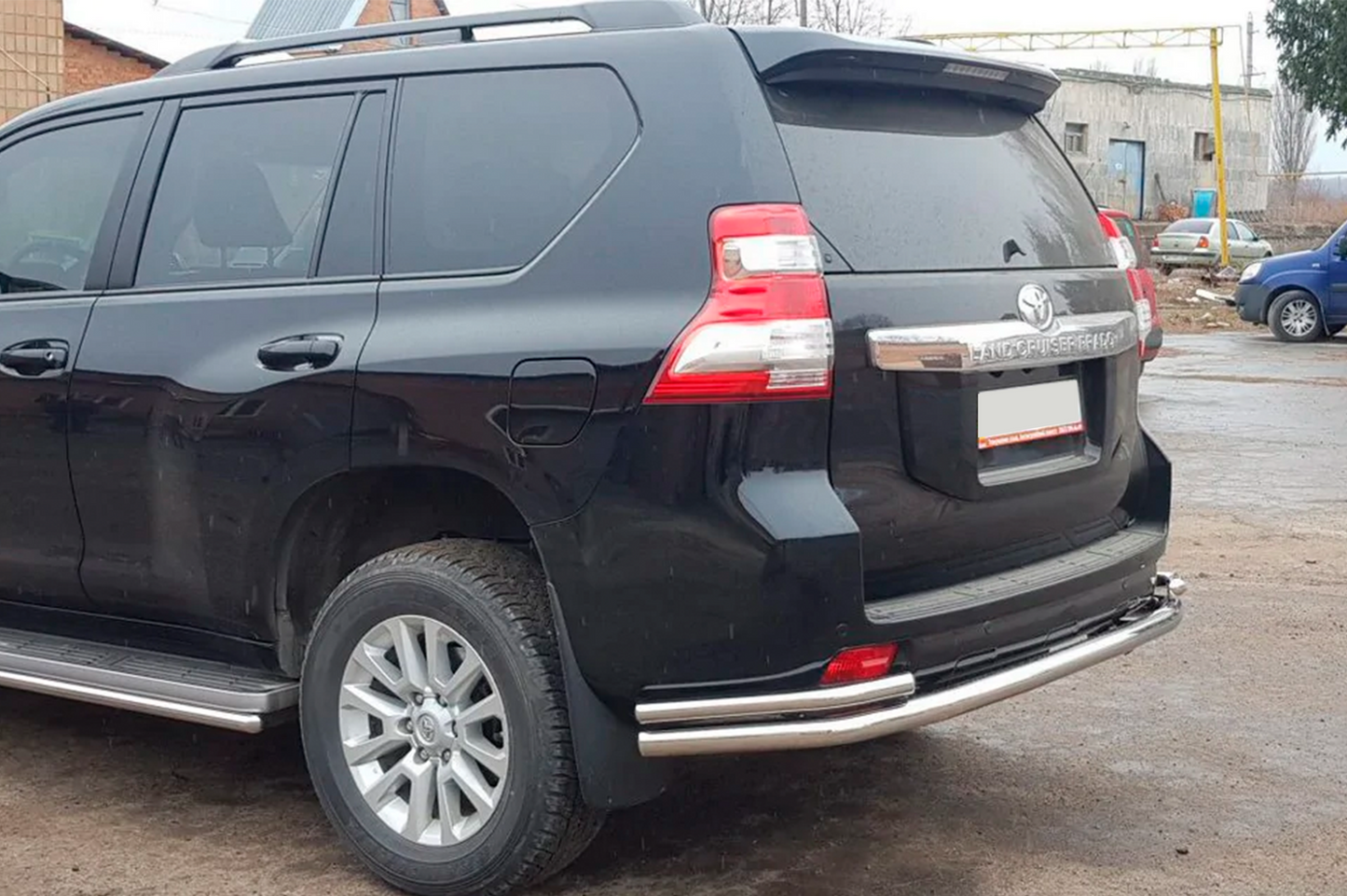 Rear Bar AK005-2 (Stainless Steel) for Toyota Land Cruiser Prado 150 2009-2023 - image 4