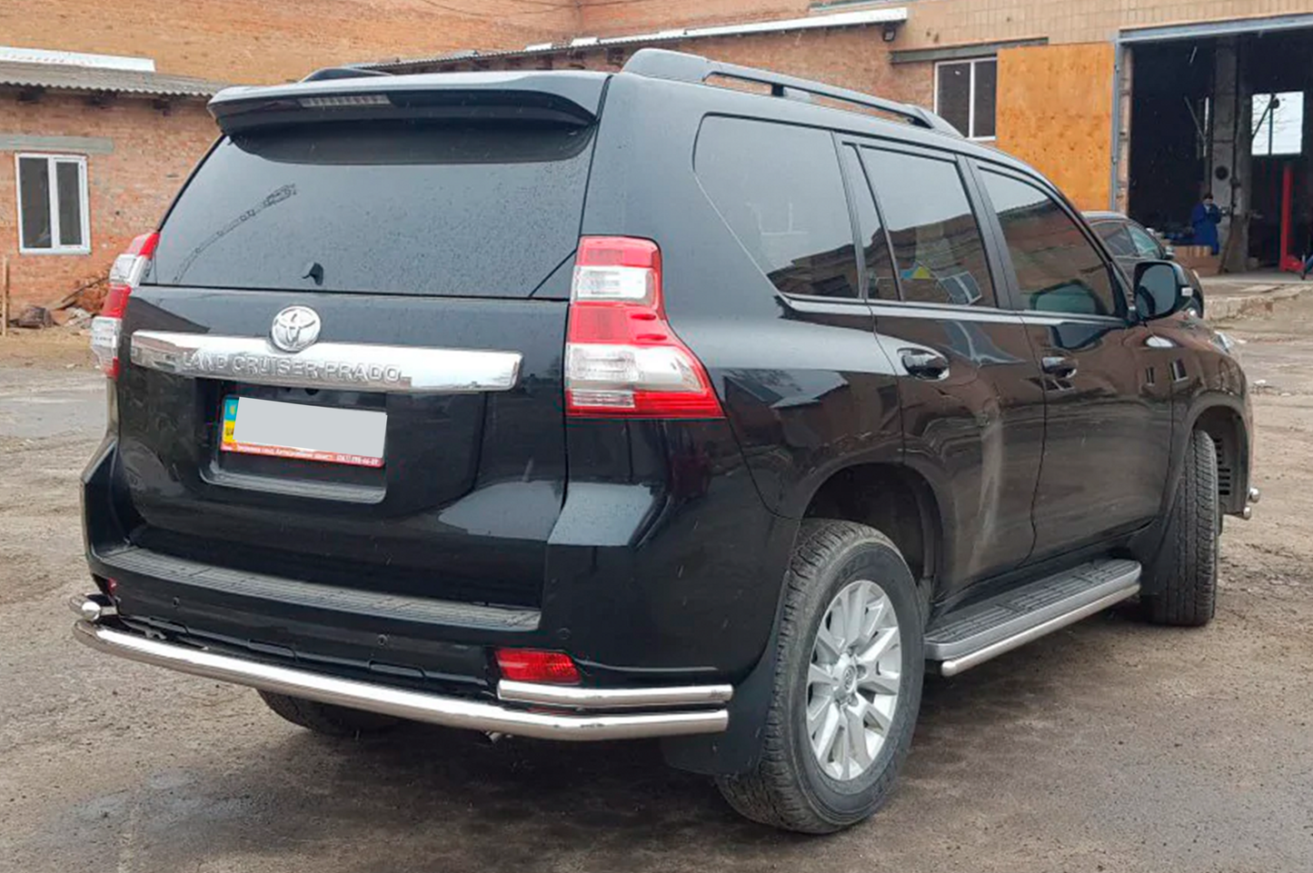 Rear Bar AK005-2 (Stainless Steel) for Toyota Land Cruiser Prado 150 2009-2023 - image 7