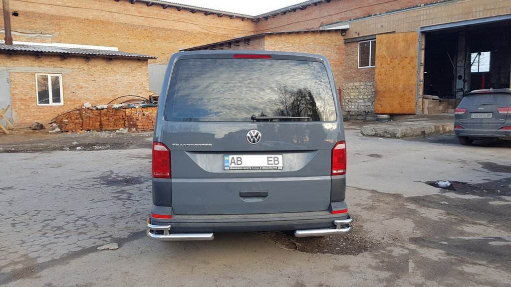 The rear corners of the AK003-Double (2 pieces, stainless steel) for Volkswagen T6 - Reelken Auto
