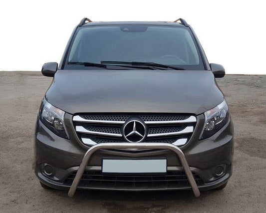 The WT006 bumper guard (stainless) for Mercedes Vito / V-class W447 2014↗ year - Reelken Auto