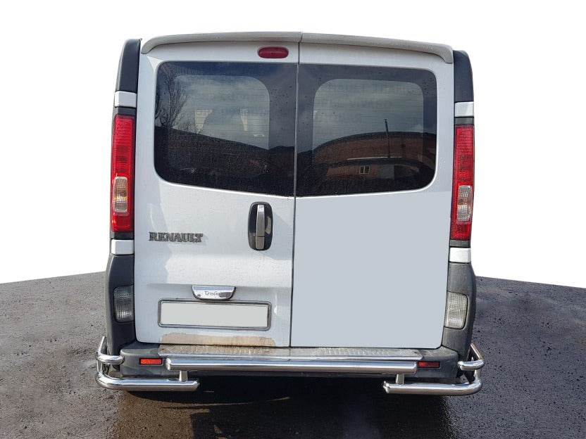 Rear protection AK-Special (stainless steel) for Opel Vivaro 2001-2015 - Reelken Auto