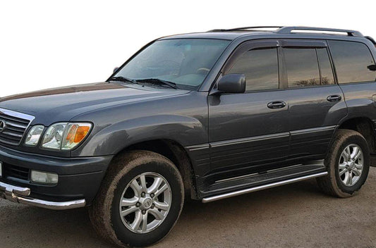 Protection of the side sill (2 PCs, stainless.) for Lexus LX470 - Reelken Auto