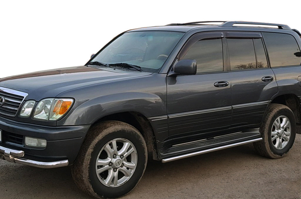 Side step protection (2 pcs, stainless steel) for Lexus LX470 1998-2007 - image 1