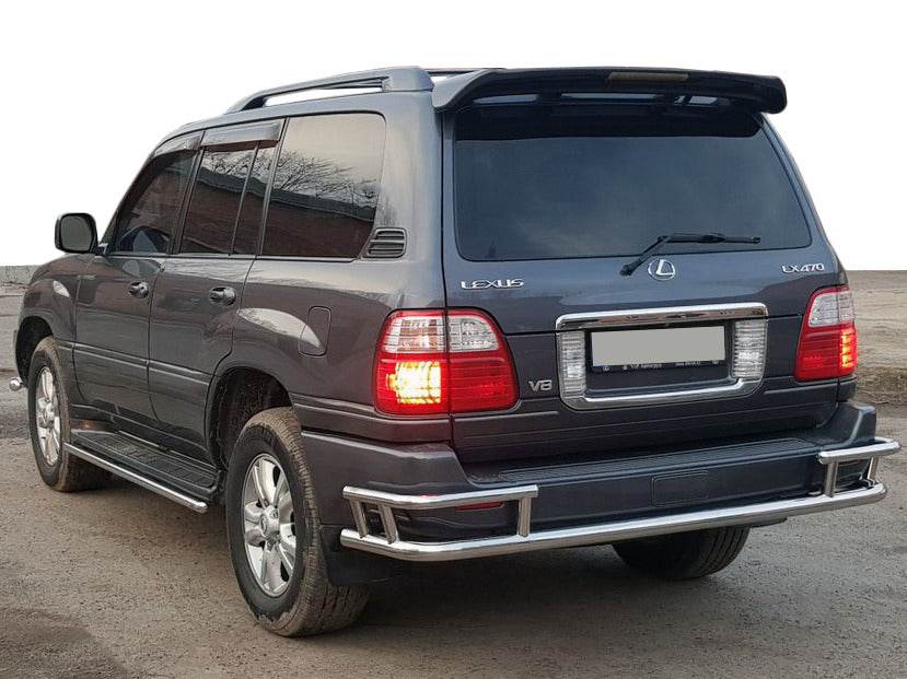 Back protection AK009-15 (stainless steel.) for Lexus LX470 - Reelken Auto