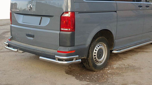 The rear corners of the AK003-Double (2 pieces, stainless steel) for Volkswagen T6 - Reelken Auto