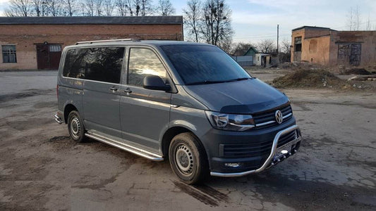 Kangaroo cage with whiskers WT004-ST (stainless steel) for Volkswagen T6 - Reelken Auto