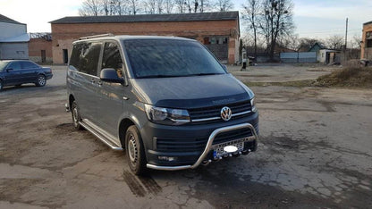 Kangaroo cage with whiskers WT004-ST (stainless steel) for Volkswagen T6 - Reelken Auto