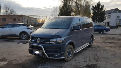 Kangaroo cage with whiskers WT004-ST (stainless steel) for Volkswagen T6 - Reelken Auto