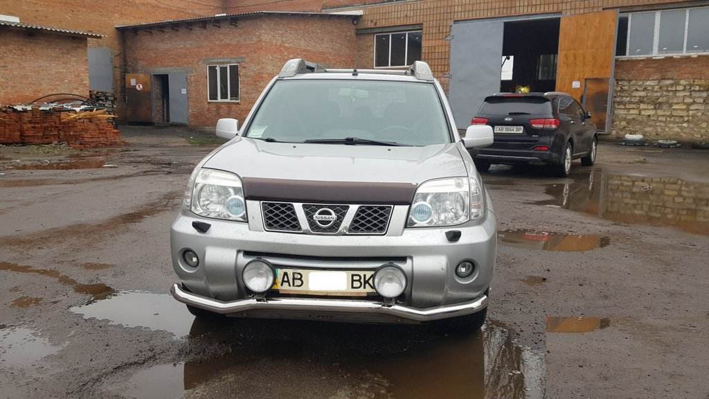 Front protection ST007 (stainless steel) for Nissan X-trail T30 2002-2007 - Reelken Auto