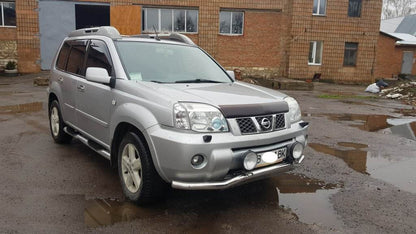 Front protection ST007 (stainless steel) for Nissan X-trail T30 2002-2007 - Reelken Auto