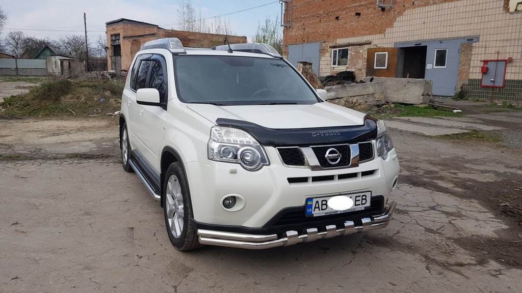 Front protection ST015 (stainless) for Nissan X-trail T31 2007-2014 - Reelken Auto