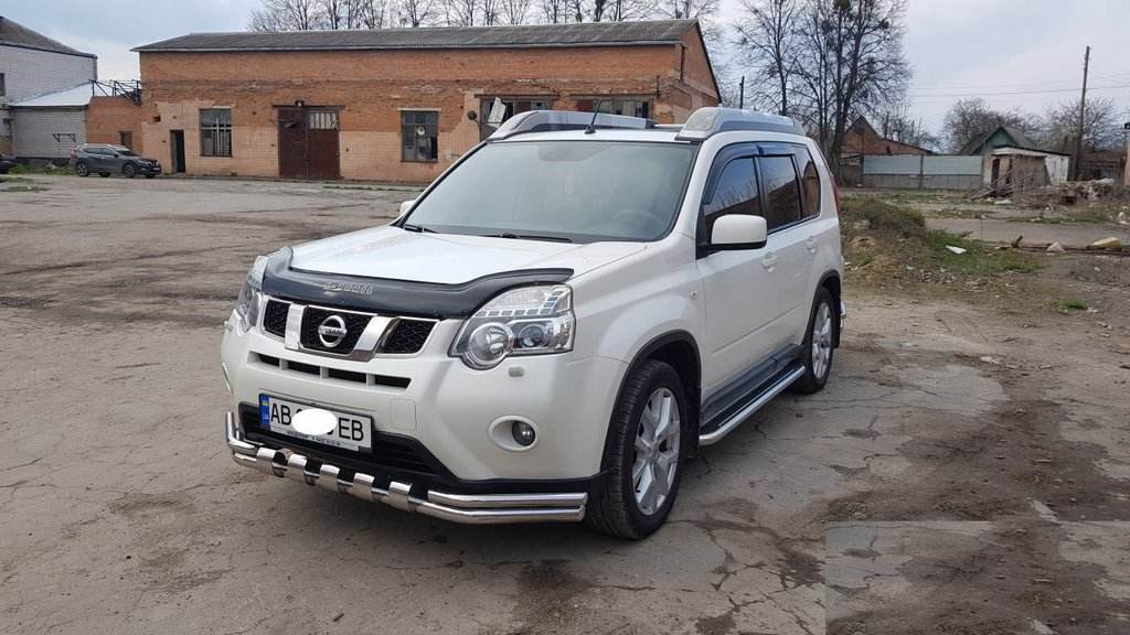 Front protection ST015 (stainless) for Nissan X-trail T31 2007-2014 - Reelken Auto