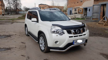 Front protection ST007 (stainless steel) for Nissan X-trail T31 2007-2014 - Reelken Auto