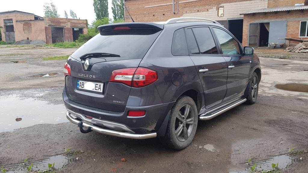 Back arc AK002-1 (stainless steel) for Renault Koleos 2008-2016 - Reelken Auto