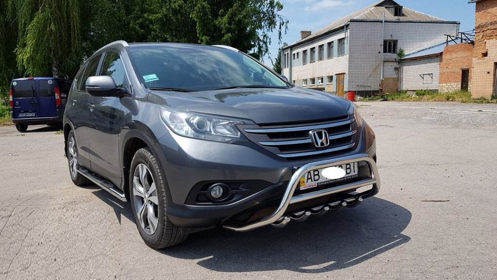 Front protection WT003 (stainless) for Honda CRV 2012-2016 - Reelken Auto