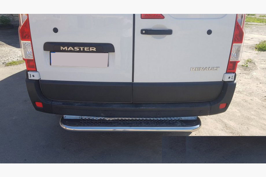 Rear step (stainless steel) for Renault Master 2011-2023 - image 3