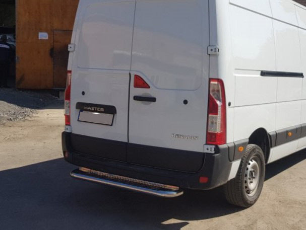 Rear step (stainless steel) for Renault Master 2011-2023 - image 4
