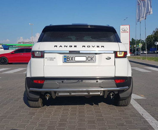 Back protection AK005-1 (stainless steel) for Range Rover Evoque 2012-2018 - Reelken Auto