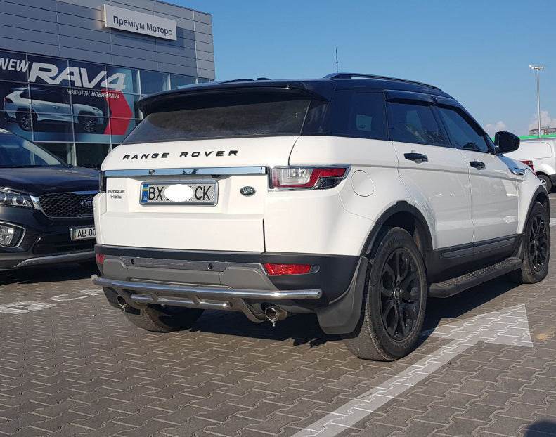 Back protection AK005-1 (stainless steel) for Range Rover Evoque 2012-2018 - Reelken Auto