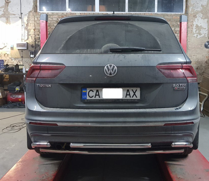 Rear Guard AK001-2 (Stainless Steel) for Volkswagen Tiguan 2016-2023 - image 2