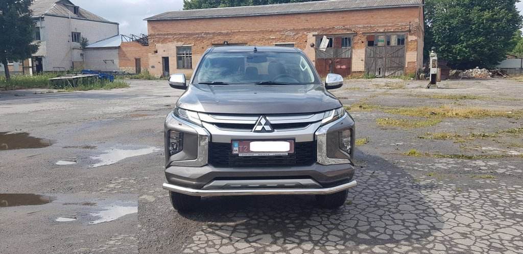 Front protection ST008 (stainless) for Fiat Fullback 2016↗ - Reelken Auto