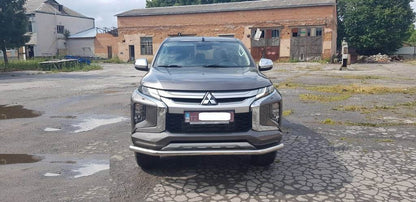 Front protection ST008 (stainless) for Fiat Fullback 2016↗ - Reelken Auto