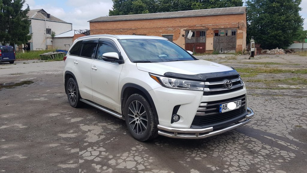 Bull Bar ST-Special Stainless Steel for Toyota Highlander 2013-2019 - image 3