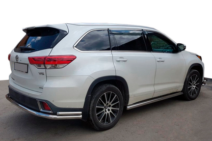 Rear Guard AK005-2 (2 pcs, stainless steel) for Toyota Highlander 2013-2019 - image 1