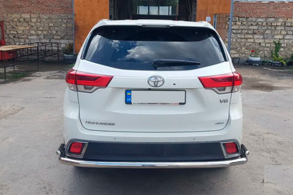 Rear Guard AK005-2 (2 pcs, stainless steel) for Toyota Highlander 2013-2019 - image 3