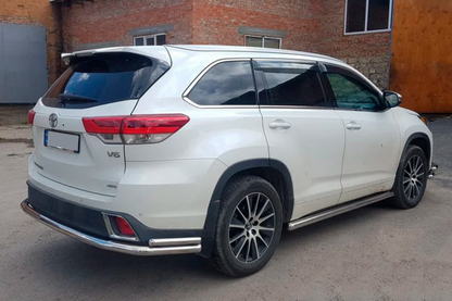 Rear Guard AK005-2 (2 pcs, stainless steel) for Toyota Highlander 2013-2019 - image 6
