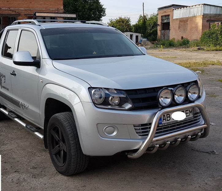 The WT003 bumper guard (stainless) for Volkswagen Amarok 2010-2022 - Reelken Auto