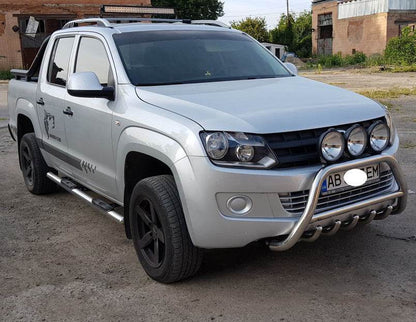 The WT003 bumper guard (stainless) for Volkswagen Amarok 2010-2022 - Reelken Auto