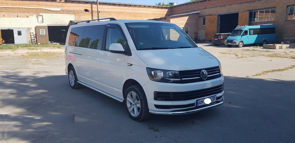 Lower lip single-ST008 (stainless) for Volkswagen T6 - image 3